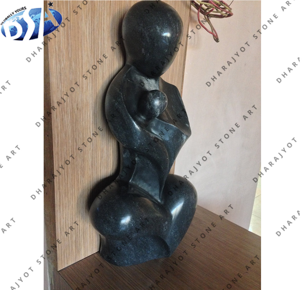 Handcrafted Abstract Stone Elegance Woman Sculptures Modern Art