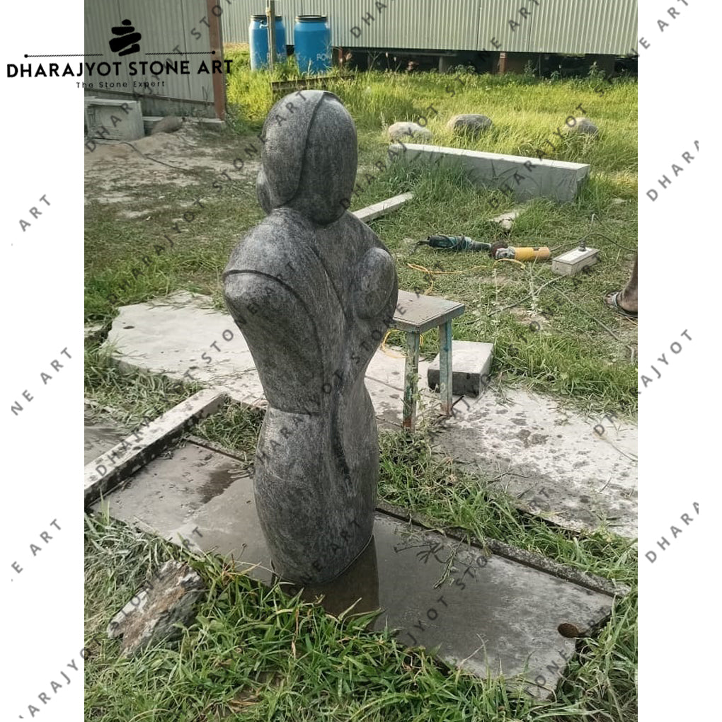 Garden Decorative Mother and Child Stone Modern Art