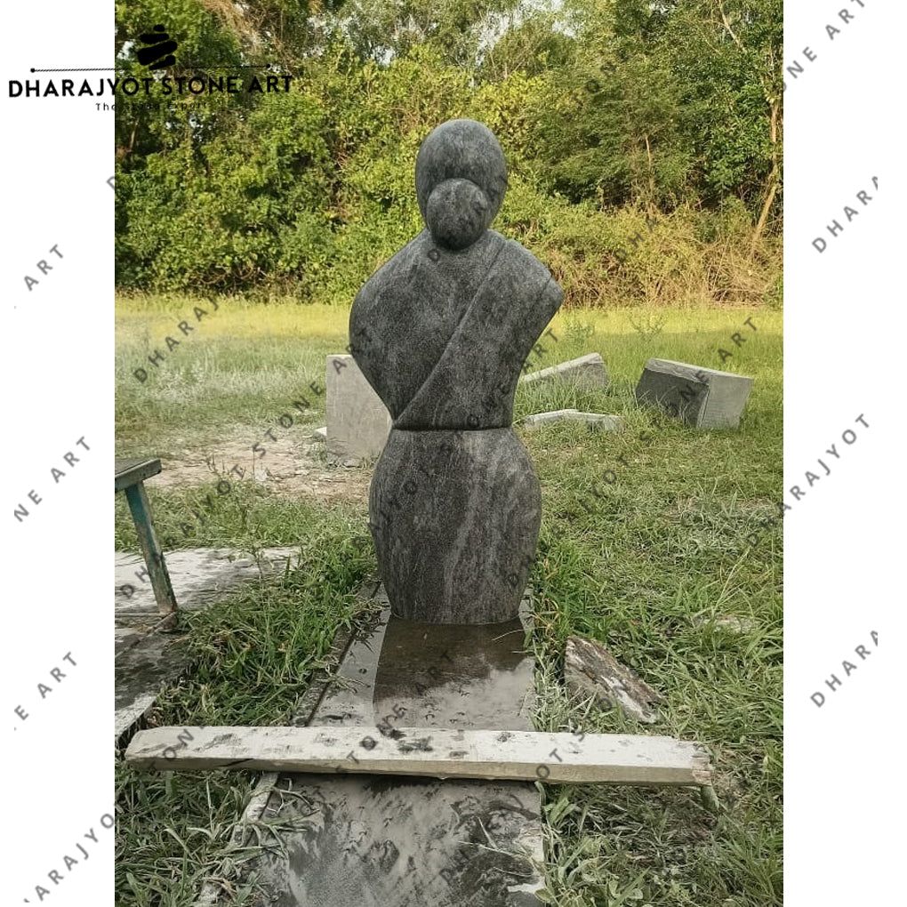 Garden Decorative Mother and Child Stone Modern Art