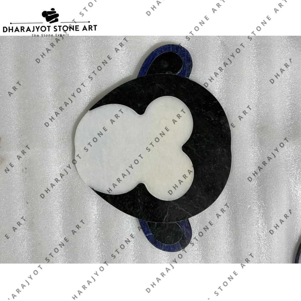 Decorative Blue Monkey Stone Art