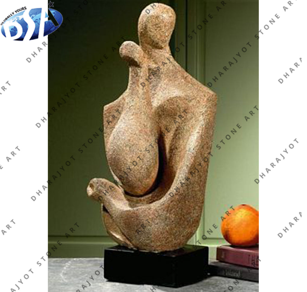 Garden Home Decorative Carved Stone Sculpture Modern Art