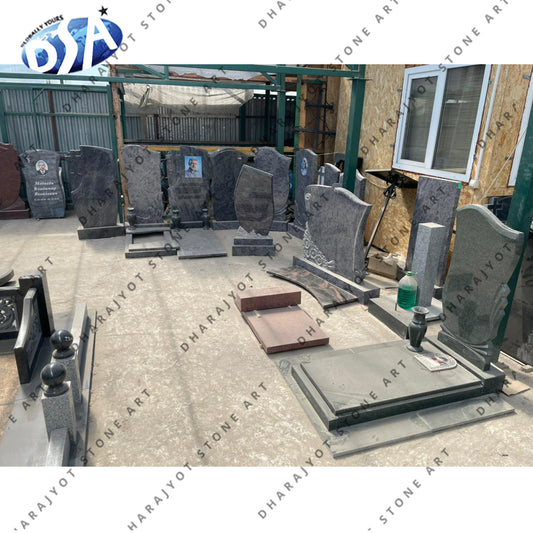 Black Granite Russian Modern monument