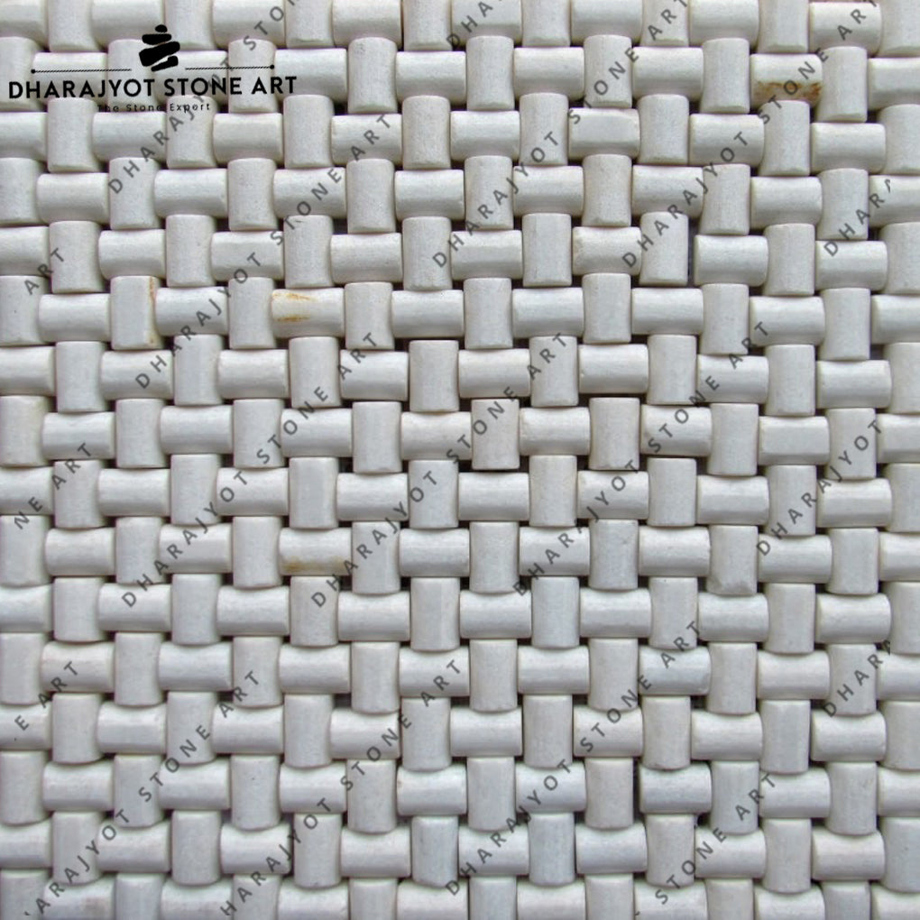 White Stone Home Decorative Mould Mosaic