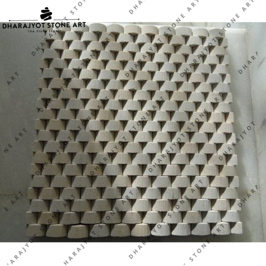 White Marble Mould Mosaic