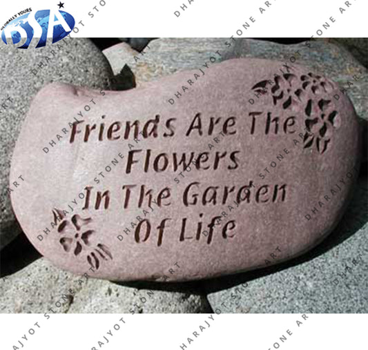 Beige Sandstone Name Plate