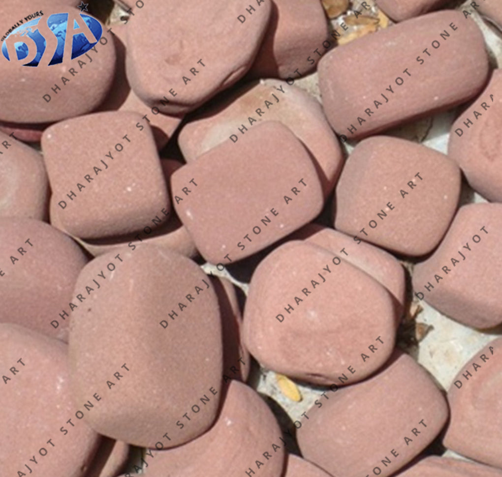 Natural Red Sandstone Pebbles