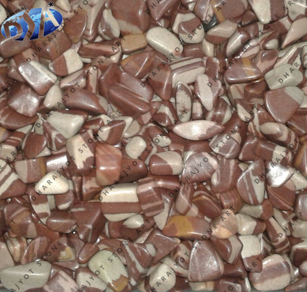 Narmada Brown And White Decorative Tumble Pebble Stone