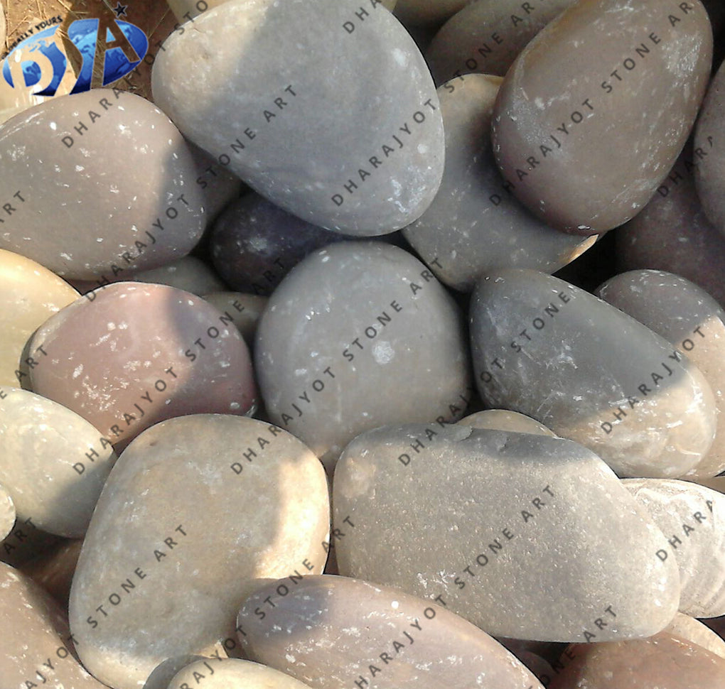 Natural Landscaping Garden Decoration Black Pebble