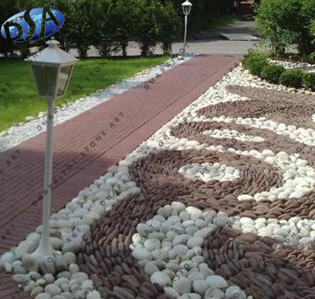 Natural Snow White Garden Landscape Pebbles