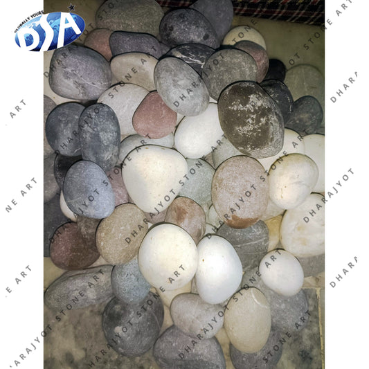 Mixed Natural Stone Pebble