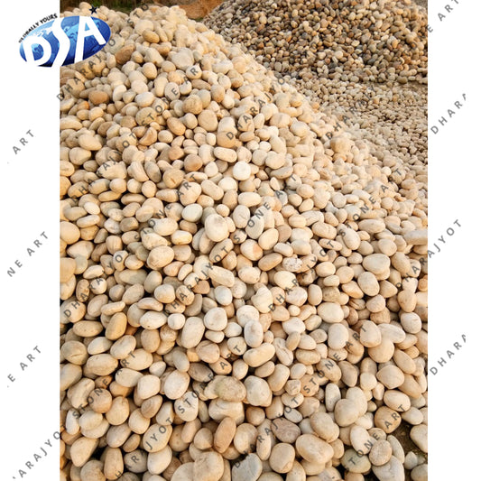 Round Polished Ganga Stone Landscaping Pebble