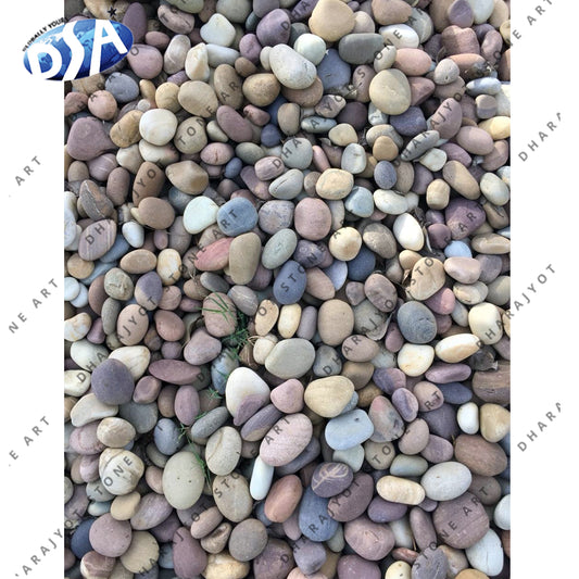 Mix Coloured River Landscaping Pebbles