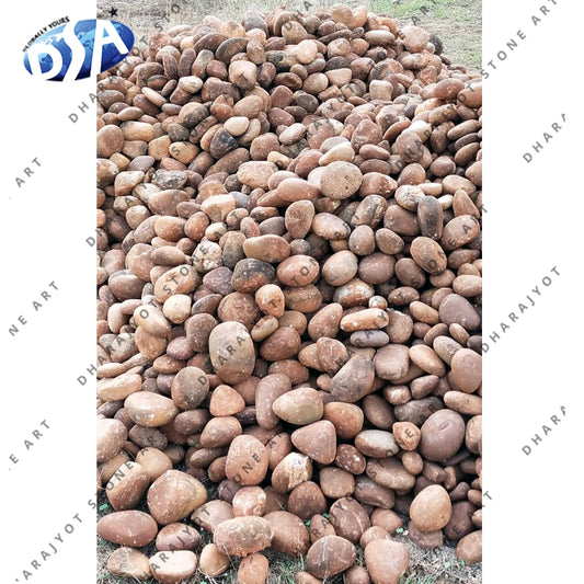Brown Natural Stone River Landscaping Pebbles
