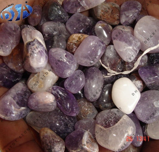 Red High Polished Natural Pebble Stone