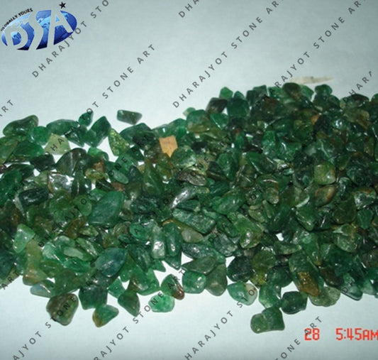 Raw Green Jade Stone Pebble