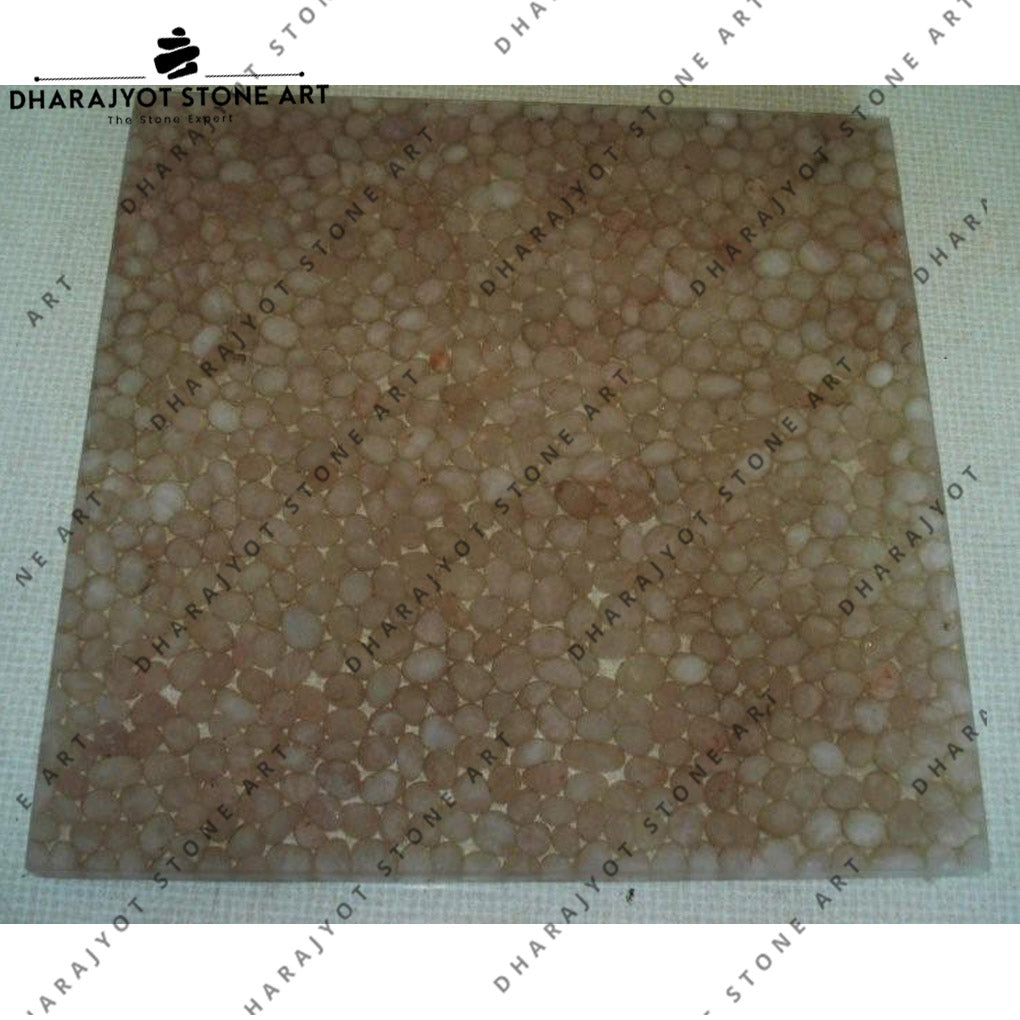 Natural Mosaic Semi Precious Pebble Mosaic