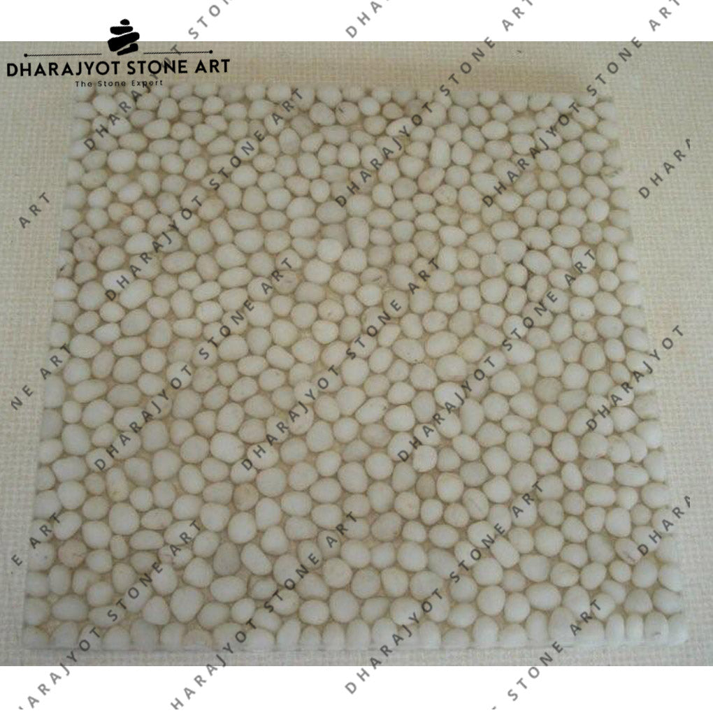 Modern Natural Retro Pebble Stone Mosaic