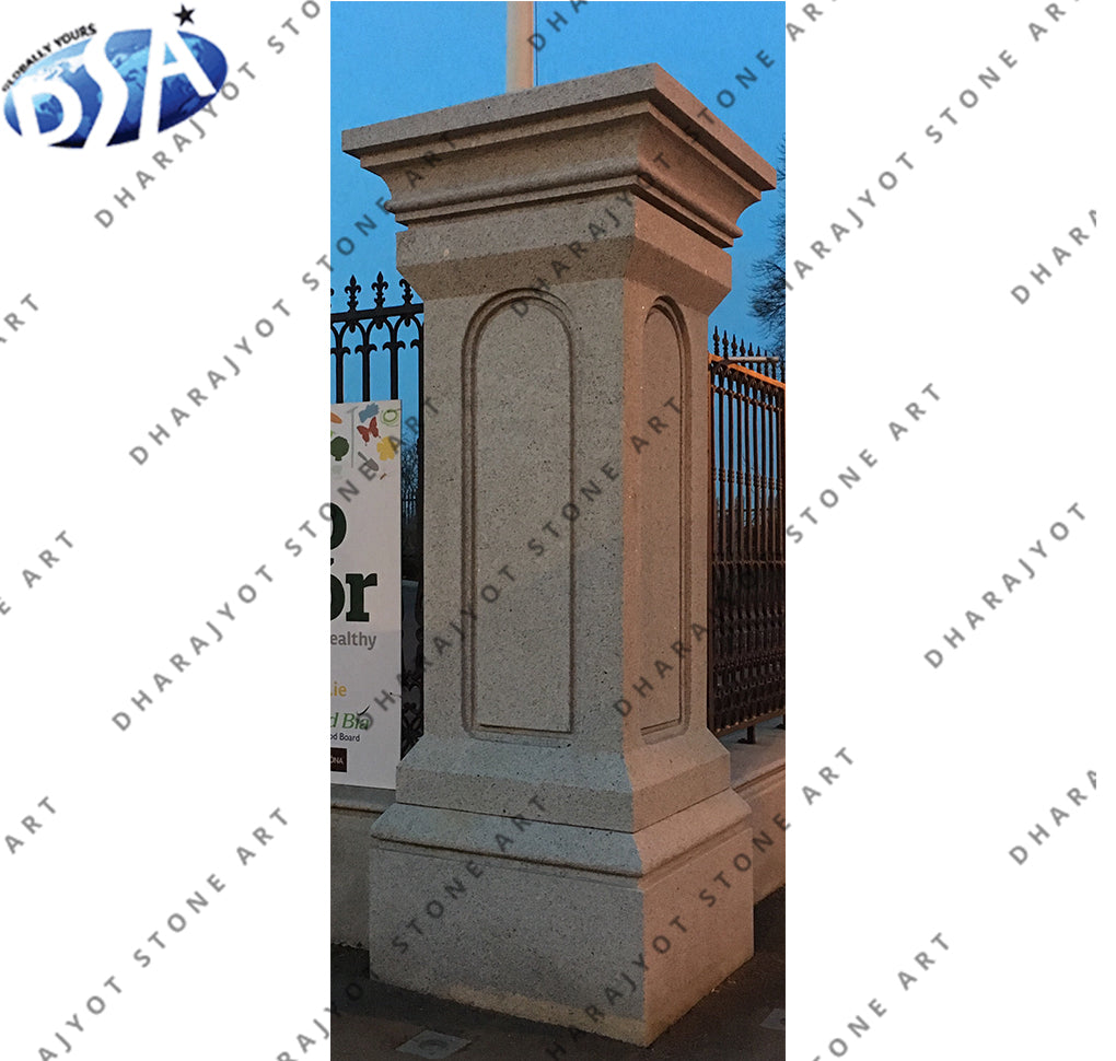 Decorative Column With Natural Stone Pillar