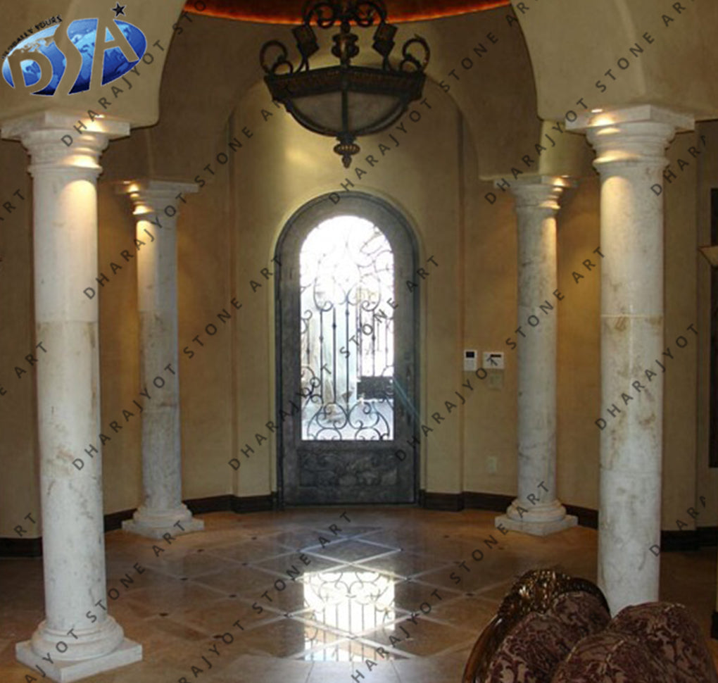 Decorative Building Marble Stone Columns House Pillars Designs