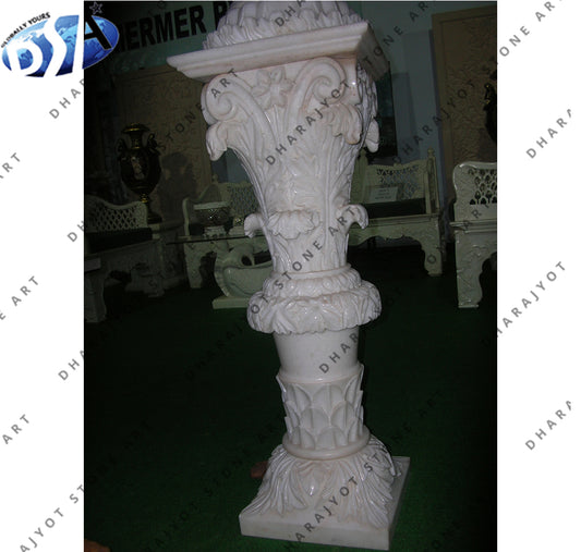 Small Stone Marble Interior Decorative Pillar for Home