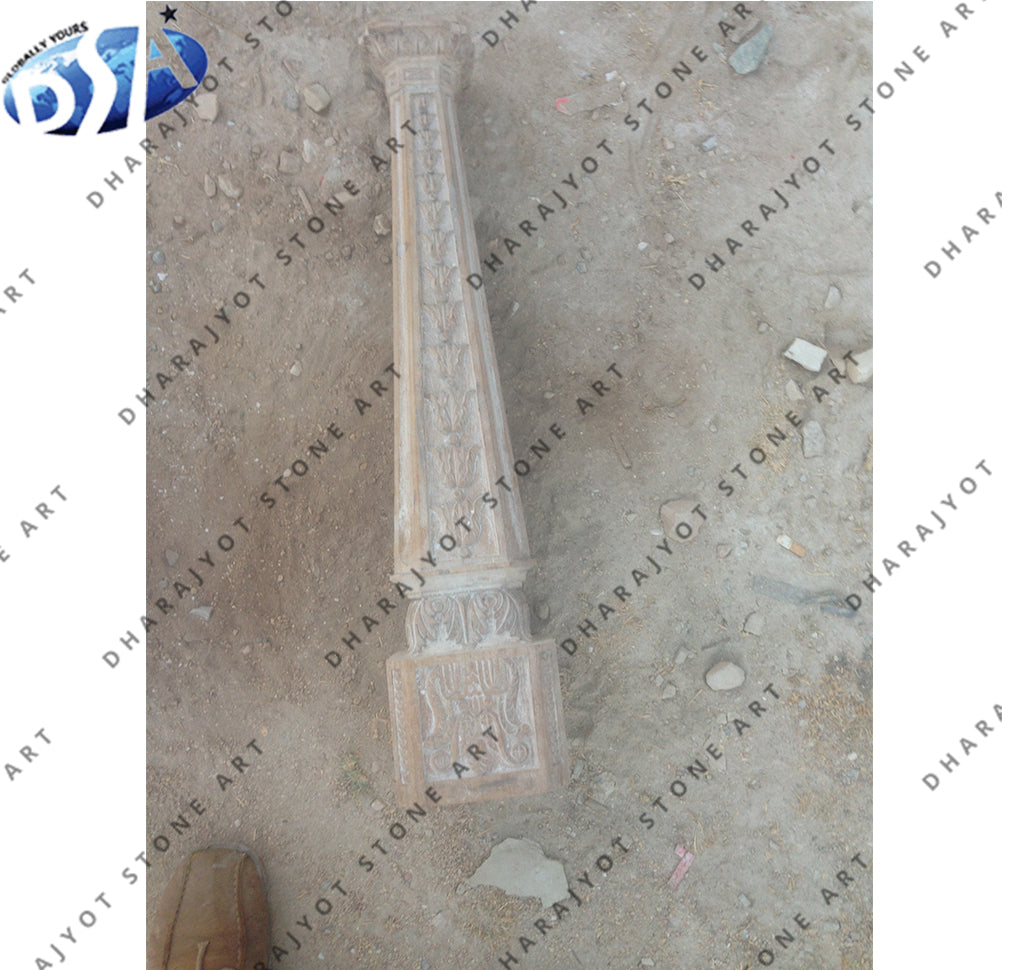 Residence Natural Marble Column Pillar