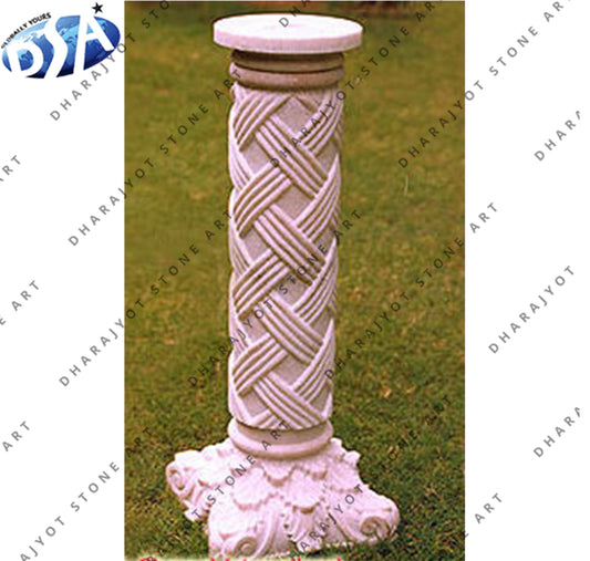 House Designs Interior Decoration Marble Columns Stone Pillar
