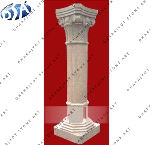 Garden Decorative Columns Marble Pillar
