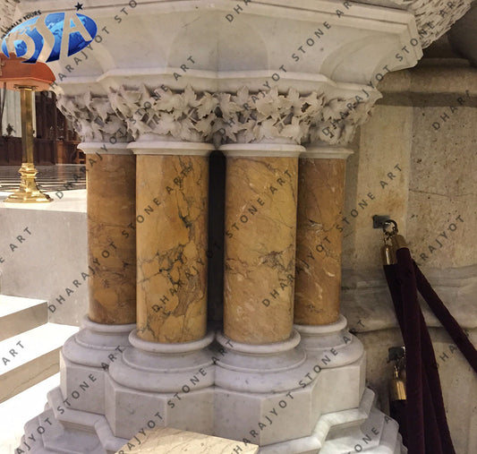 Custom Luxury Natural Marble Columns Pillar