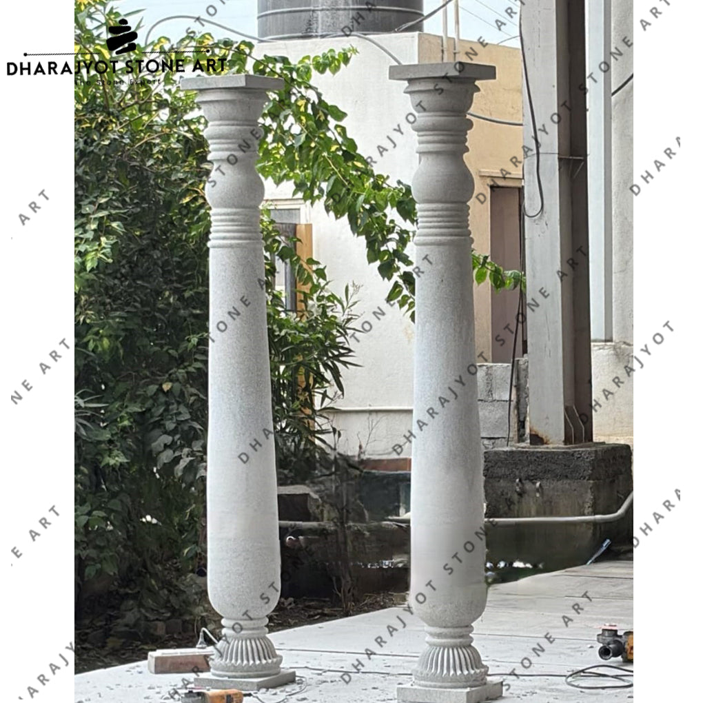 Home Décor Elegant Granite Roman Pillars