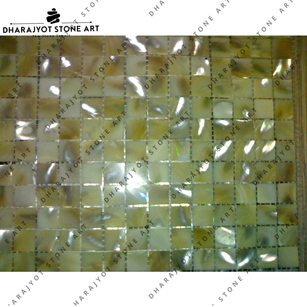 Natural Square Polish and Tumble Mosaic