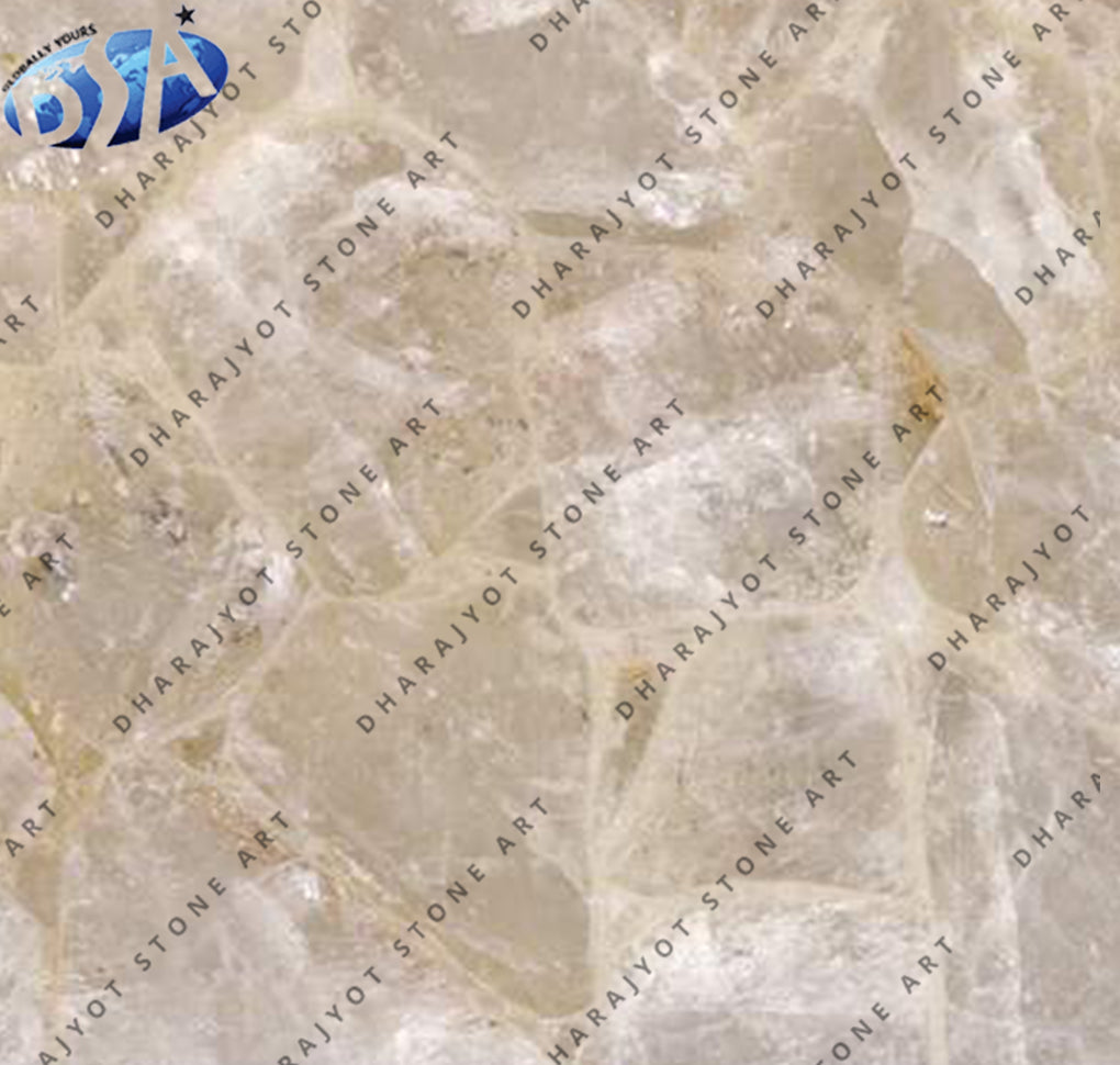 Polished Finish Crystal White Quartz Stone