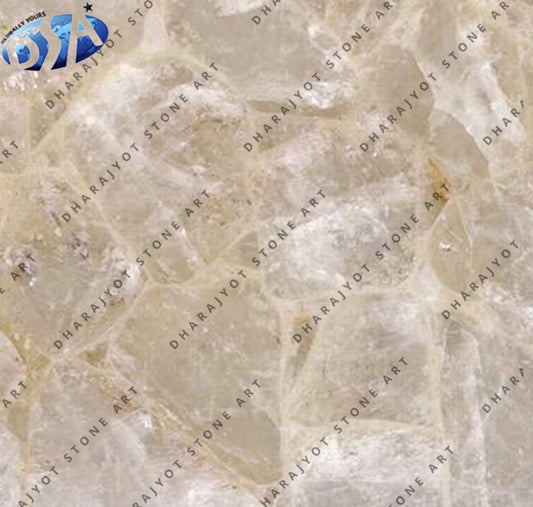 Polished Finish Crystal White Quartz Stone