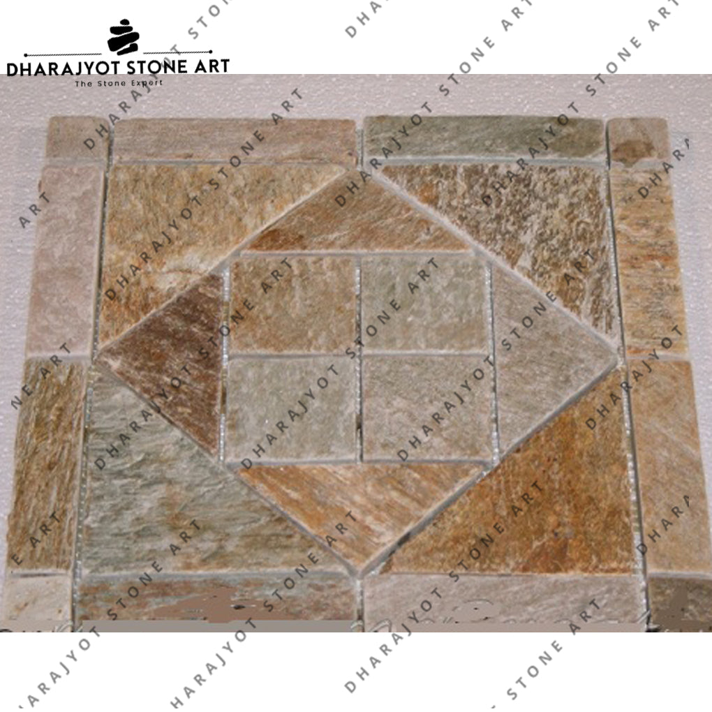 Polished Glazed Marble Regular Mosaic