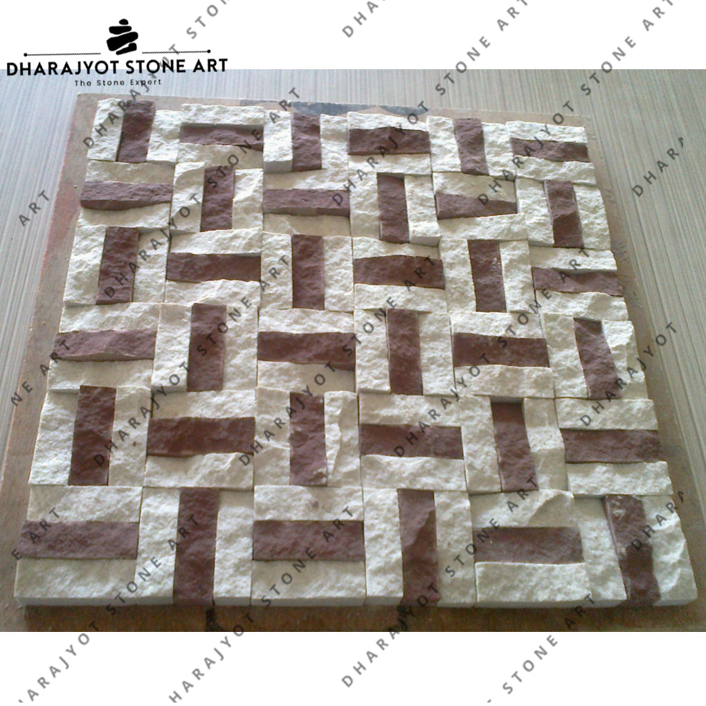 New Design Stone Rock and Split Mosaic