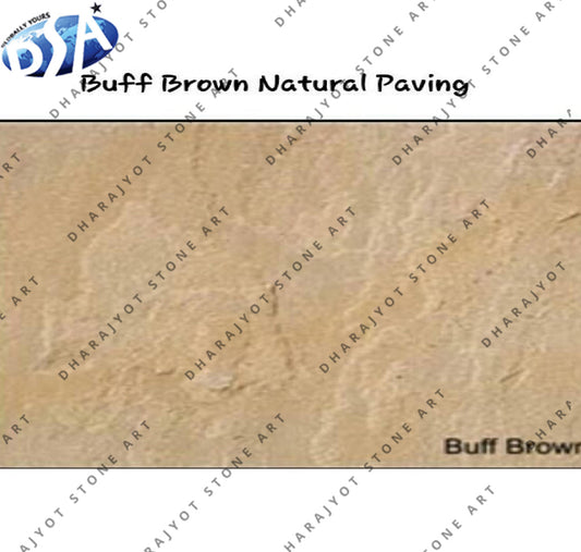 Buff Brown Natural Sandstone Tiles