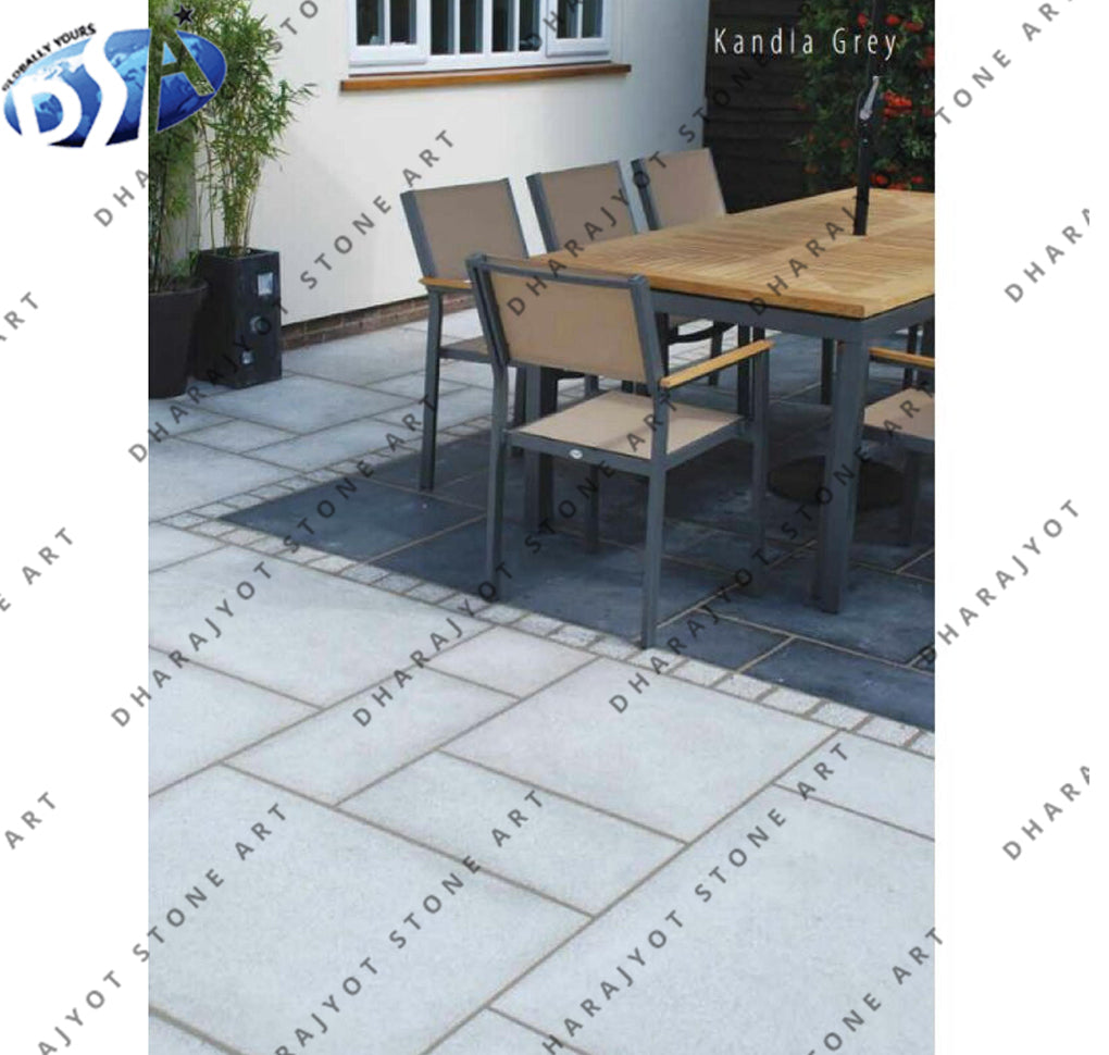 Kandla Grey Sandstone Landscaping Tile