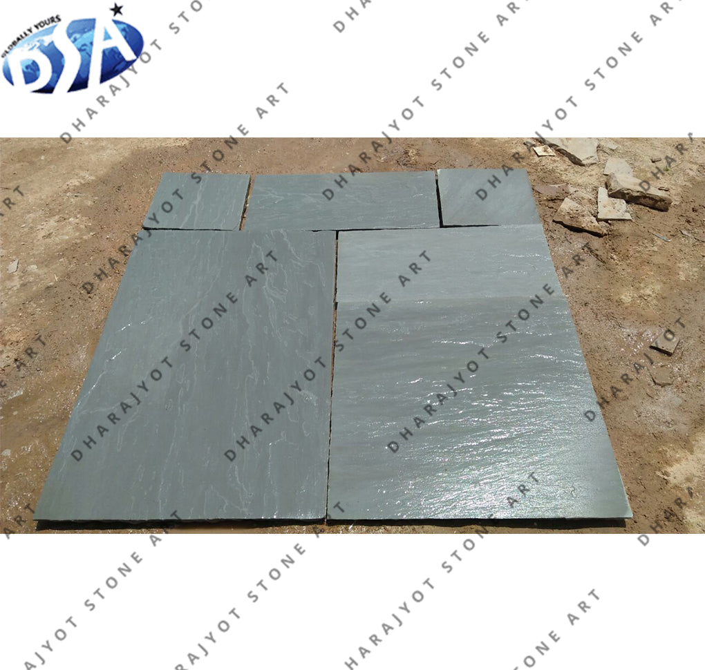 Kandla Grey Natural Split Sandstone Tile