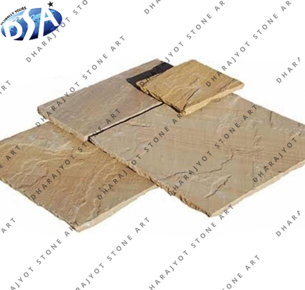 Gold Leaf Sandstone Flooring Tiles