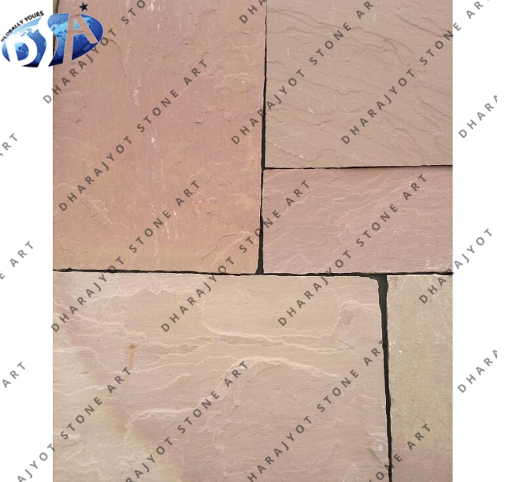 K Pink Desert Pink Sandstone Tiles