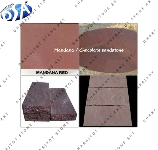Mandana Red Sandstone Block