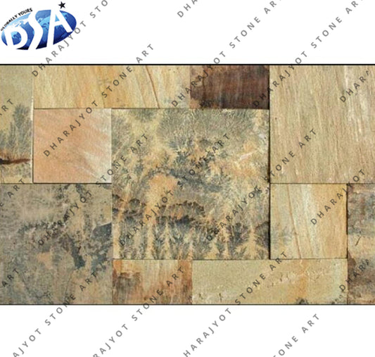 Mint Fossil Natural Sandstone Tiles