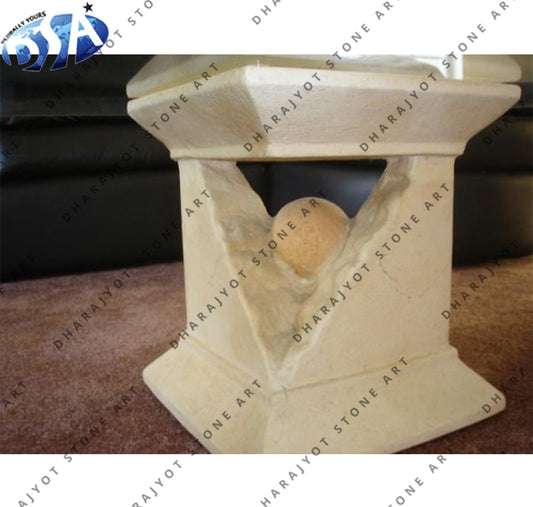 Antique Handmade Marble Table