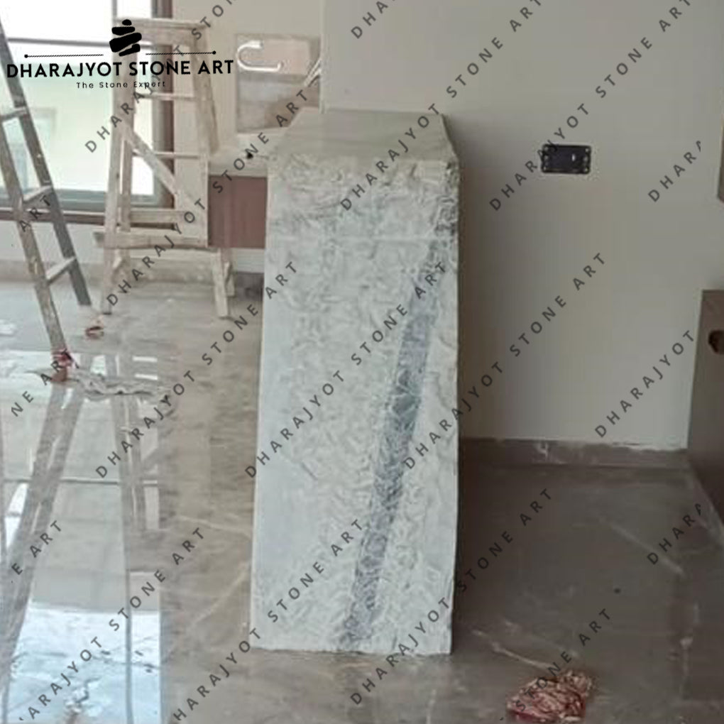 Polished Elegant Natural Stone Tabletop Slab