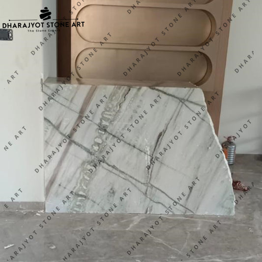 Polished Elegant Natural Stone Tabletop Slab