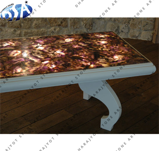 White Luxury Granite Slab Table