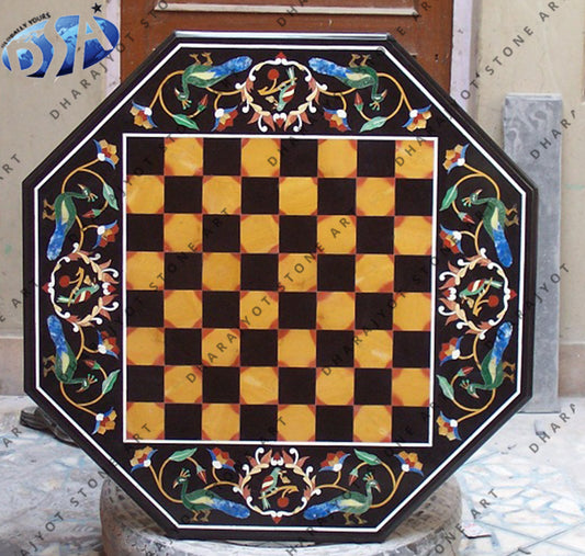 Octagonal Chess Board Table Top