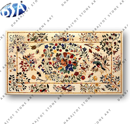 Home Decor Handmade Marble Inlay Table Top