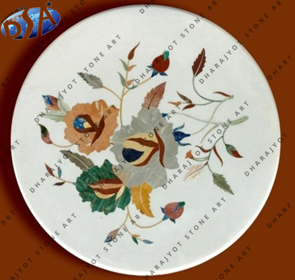 Handmade Luxury Style Natural Marble Table Top