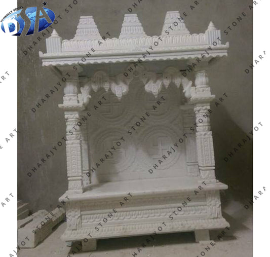 Home White Home Decorative Marble Temple