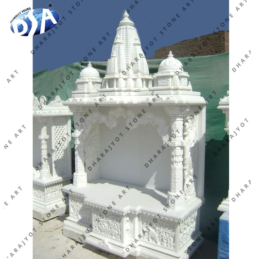 Pure White Marble Temple for Home